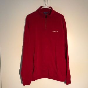 💖5/$25💖 Red Half Zip Up Pullover